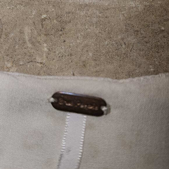 Free People Mini Dress Womens SZ M Floral Button Boho Hippie CottageCore Peasant - Picture 9 of 10